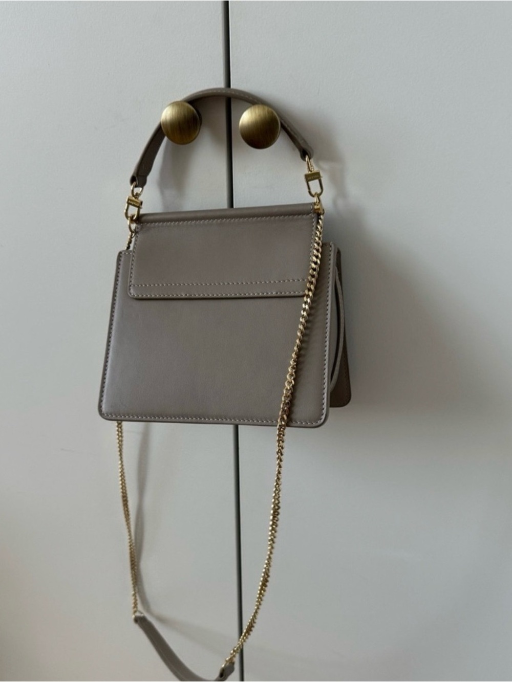 POLENE - Numéro Sept Mini
Taupe Crossbody Bag *SEE photos - Picture 6 of 8